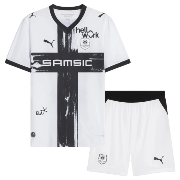 Camisolas Stade Rennais Criança Equipamento Alternativo 26/27 Camisolas Stade Rennais Criança Equipamento Alternativo 26/27