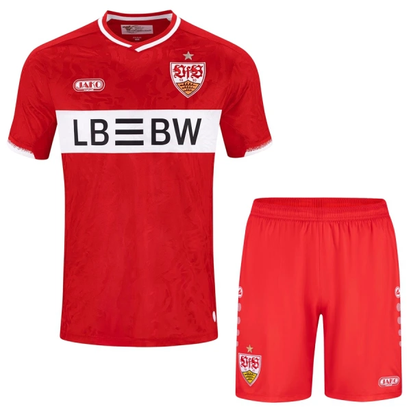 Camisolas VfB Stuttgart Criança Equipamento Alternativo 26/27 Camisolas VfB Stuttgart Criança Equipamento Alternativo 26/27