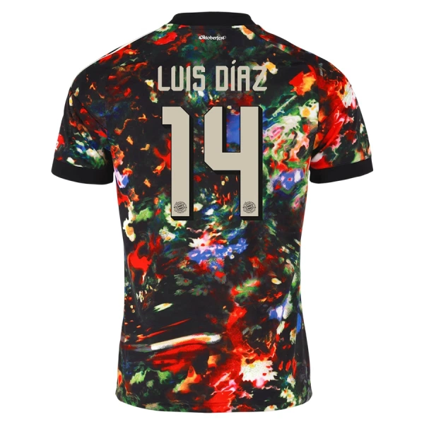 Camisolas FC Bayern de Munique Luis Díaz 14 Oktoberfest Criança 26/27