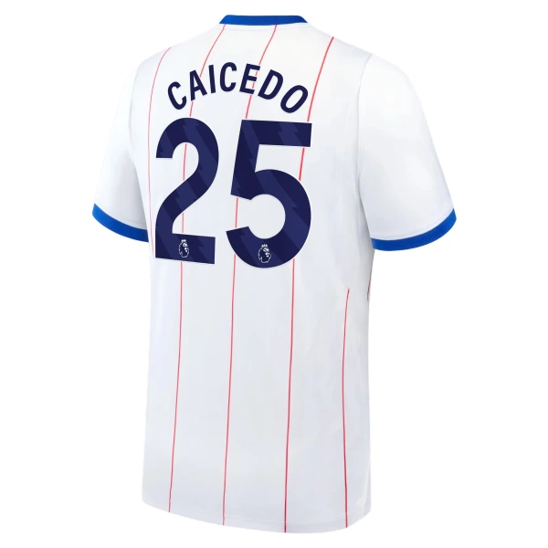 Camisolas Chelsea Caicedo 25 Equipamento Terceiro 26/27