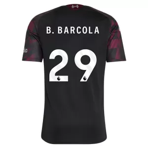Camisolas Liverpool B. Barcola 29 Equipamento Terceiro 26/27
