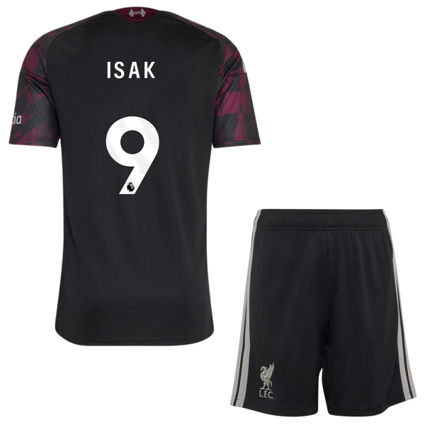 Camisolas Liverpool Isak 9 Criança Equipamento Terceiro 26/27 Camisolas Liverpool Isak 9 Criança Equipamento Terceiro 26/27