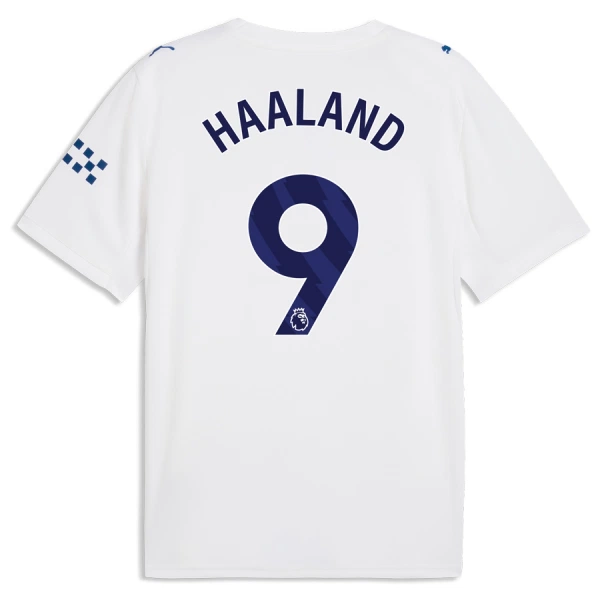Camisolas Manchester City Erling Haaland 9 Equipamento Terceiro 26/27 Camisolas Manchester City Erling Haaland 9 Equipamento Terceiro 26/27