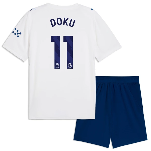 Camisolas Manchester City Jérémy Doku 11 Criança Equipamento Terceiro 26/27