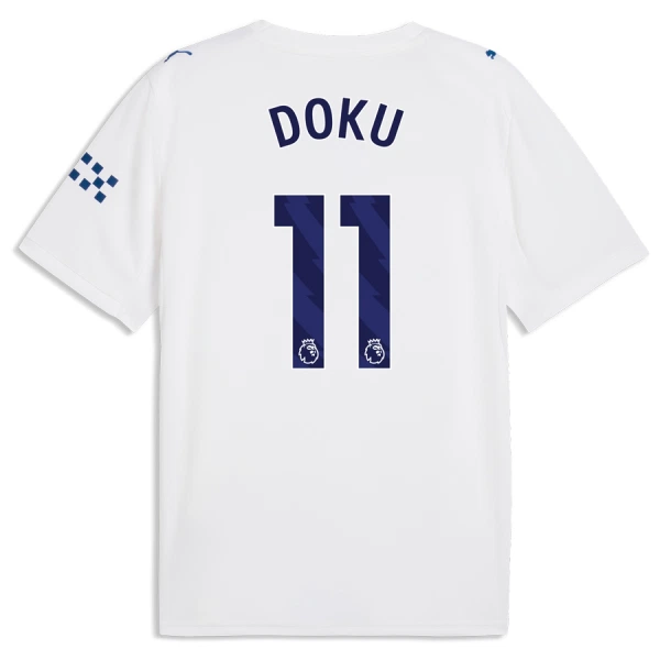 Camisolas Manchester City Jérémy Doku 11 Equipamento Terceiro 26/27 Camisolas Manchester City Jérémy Doku 11 Equipamento Terceiro 26/27