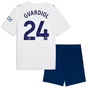 Camisolas Manchester City Josko Gvardiol 24 Criança Equipamento Terceiro 26/27