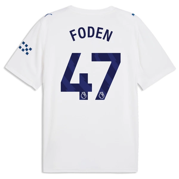 Camisolas Manchester City Phil Foden 47 Equipamento Terceiro 26/27 Camisolas Manchester City Phil Foden 47 Equipamento Terceiro 26/27