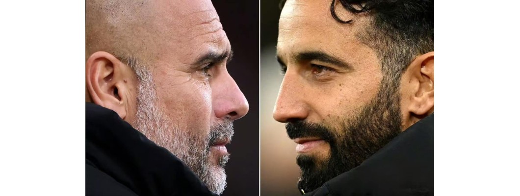 Mais um clássico de Manchester em meio à disputa entre Guardiola e Amorim Mais um clássico de Manchester em meio à disputa entre Guardiola e Amorim