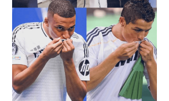 Mbappé igualou o número de golos de Ronaldo na sua primeira temporada no Real Madrid Mbappé igualou o número de golos de Ronaldo na sua primeira temporada no Real Madrid