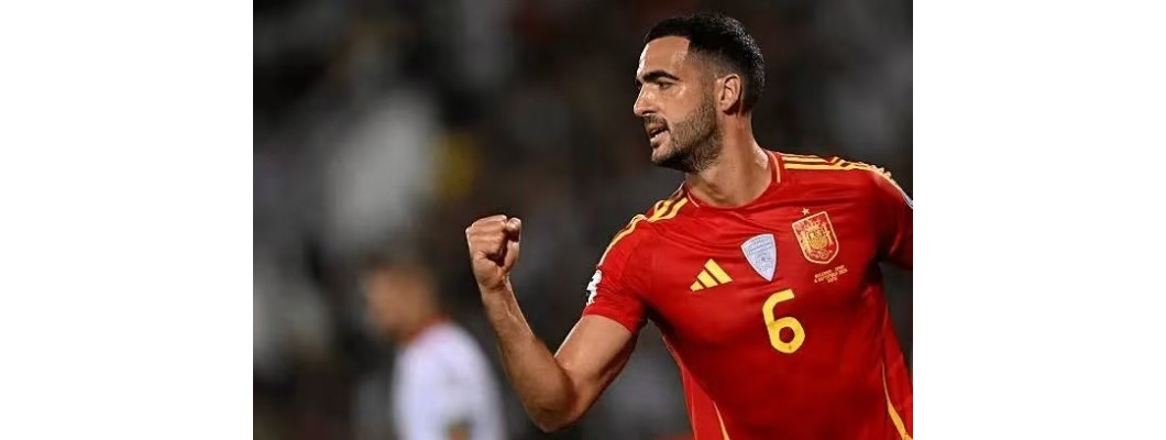 Do meio-campo ao ataque, Merino marca um hat-trick espetacular. Do meio-campo ao ataque, Merino marca um hat-trick espetacular.