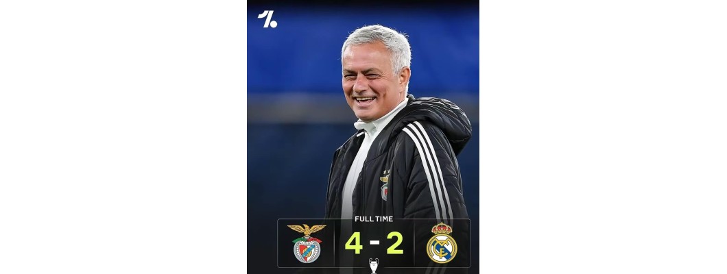 A aposta desesperada de Mourinho resulta: guarda-redes marca o golo da vitória