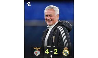 A aposta desesperada de Mourinho resulta: guarda-redes marca o golo da vitória