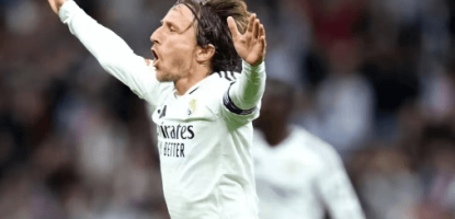O lendário médio Modric pode chegar à Serie A